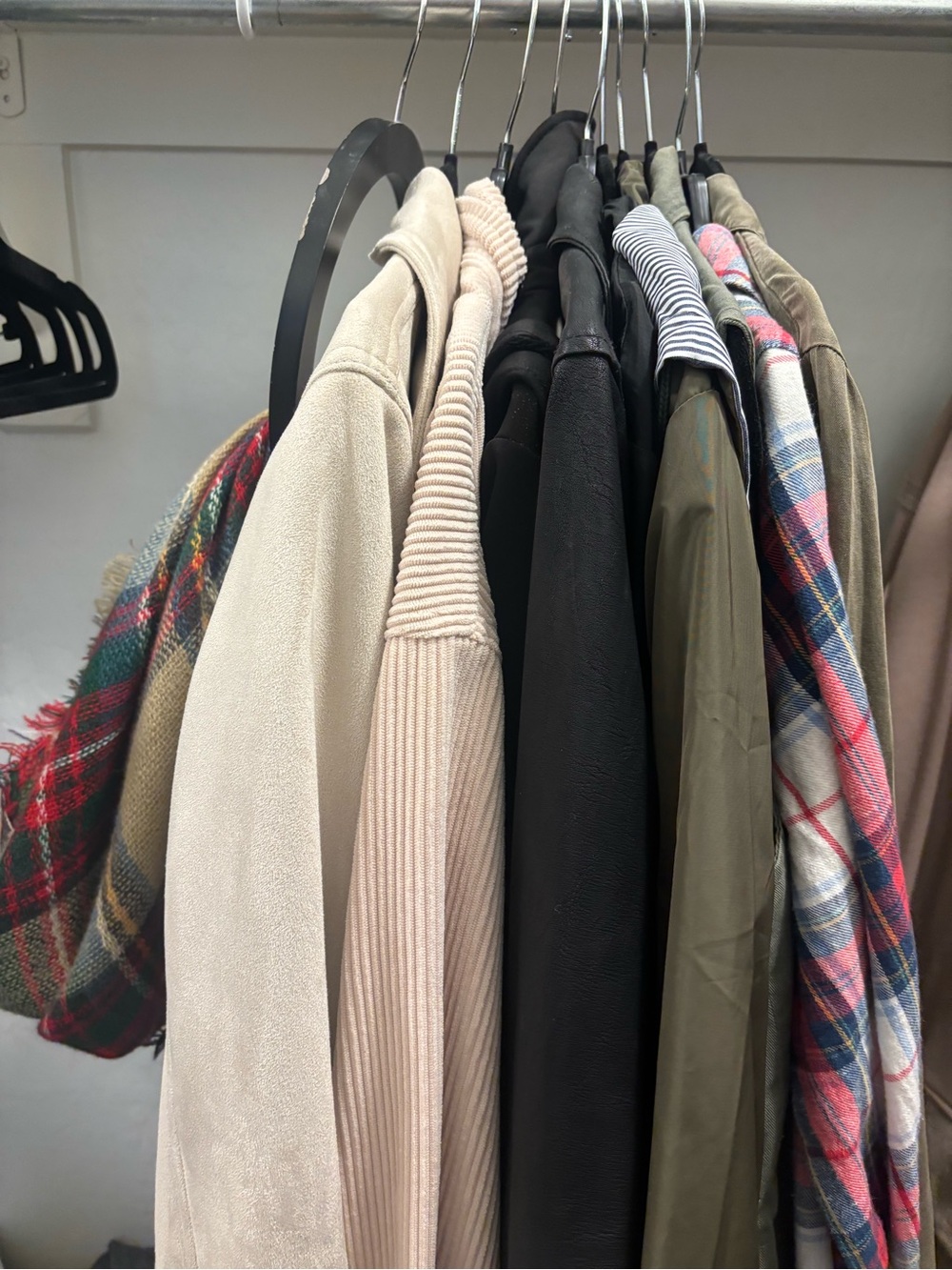 Women’s jackets and coats and scarves